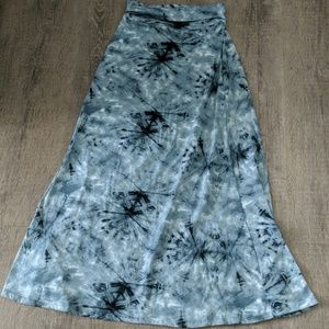 Lily Rose tye dye maxi skirt